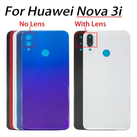ฝาครอบแบตเตอรี่ พร้อมกาว สําหรับ Huawei Nova 3 3i 3E P20Lite