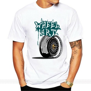 เสื้อยืดผ้าฝ้ายWheelart BBS เสื้อยืด ผ้าฝ้าย แฟชั่นฤดูร้อน สําหรับผู้ชายL XL  XXL 3XL