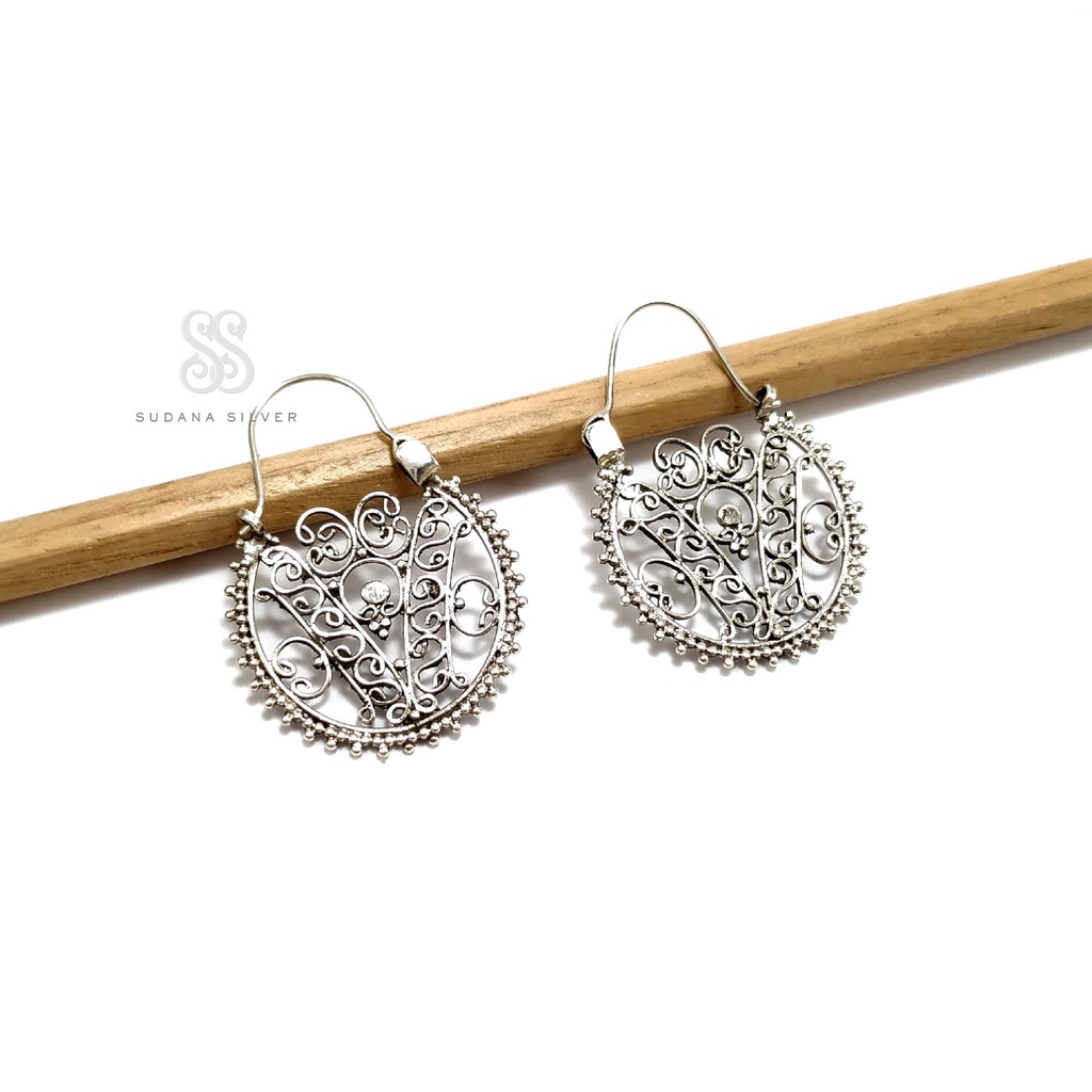 Varma Jawan ต่างหูเงิน 925 Handmade Bali