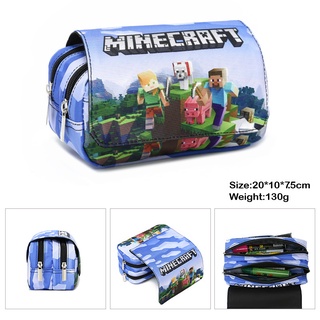 [พร้อมส่ง] Minecraft กล่องดินสอ เครื่องเขียน ลาย My World สําหรับนักเรียนประถม