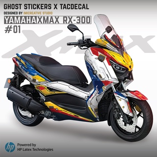 สติกเกอร์Yamaha Xmax300 ลายหุ่นยนต์ โรบอท *แถมฟรี* ฟิล์มกันรอยเรือนไมล์หุ่นยนต์ตรงรุ่น และ คิ้วไฟหน้า-หลังคาร์บอน6D