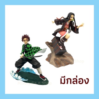 🌈พร้อมส่ง🌈 โมเดล ฟิกเกอร์ ทันจิโร่ เนซึโกะ ดาบพิฆาตอสูร Kimitsu No Yaiba Figure Action