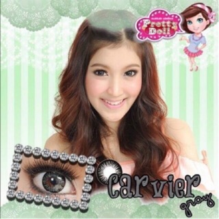 (2) Caviar Gray / Cavier Gray บิ๊กอาย สีเทา ตัดขอบ  Contact Lens Bigeyes คอนแทคเลนส์ ค่าสายตา สายตาสั้น แฟชั่น สายตาปกติ