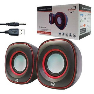 Flash Sale ลำโพง USB ลำโพงต่อคอม ลำโพงเล็ก PRIMAXX รุ่น WS-SP-2010B buy