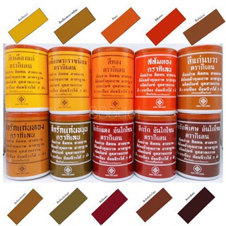 สีย้อมจีวร สีย้อมผ้า สีย้อมฝ้าย สีย้อมผ้าพระ ขนาดเล็ก 70 กรั…