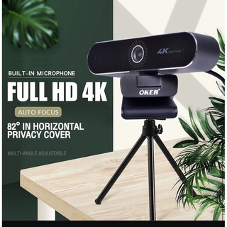 Oker  Webcam ULTRA HD  Auto focus A538-4K