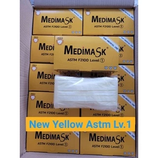 🔥ลด50%ในไลฟ์🔥🚩Medical Medimask​ Lv1เมดิแมส แมส/หน้ากากอนามัย ทาง​การแพทย์​ บรรจุ 50ชิ้น/กล่อง