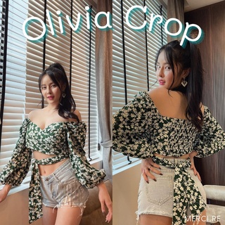 Merci.re l Olivia Crop top Green l MR013