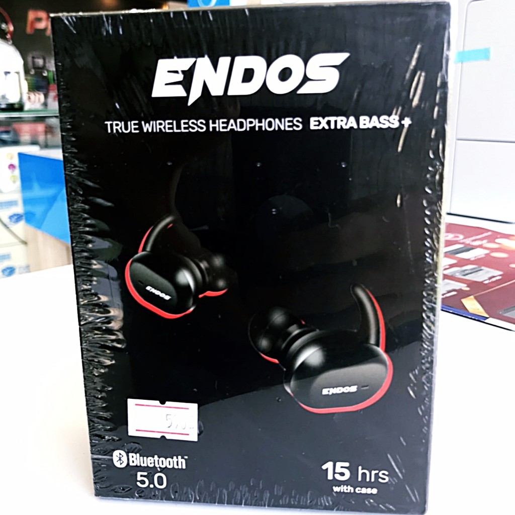 หูฟังไร้สาย Endos ของแท้ !! รุ่นใหม่ หูฟังบลูทูธ 5.0 เบสหนัก แบตอึด เสียงเทพมาก เสียงละเอียด ครบย่าน True Wireless tmart