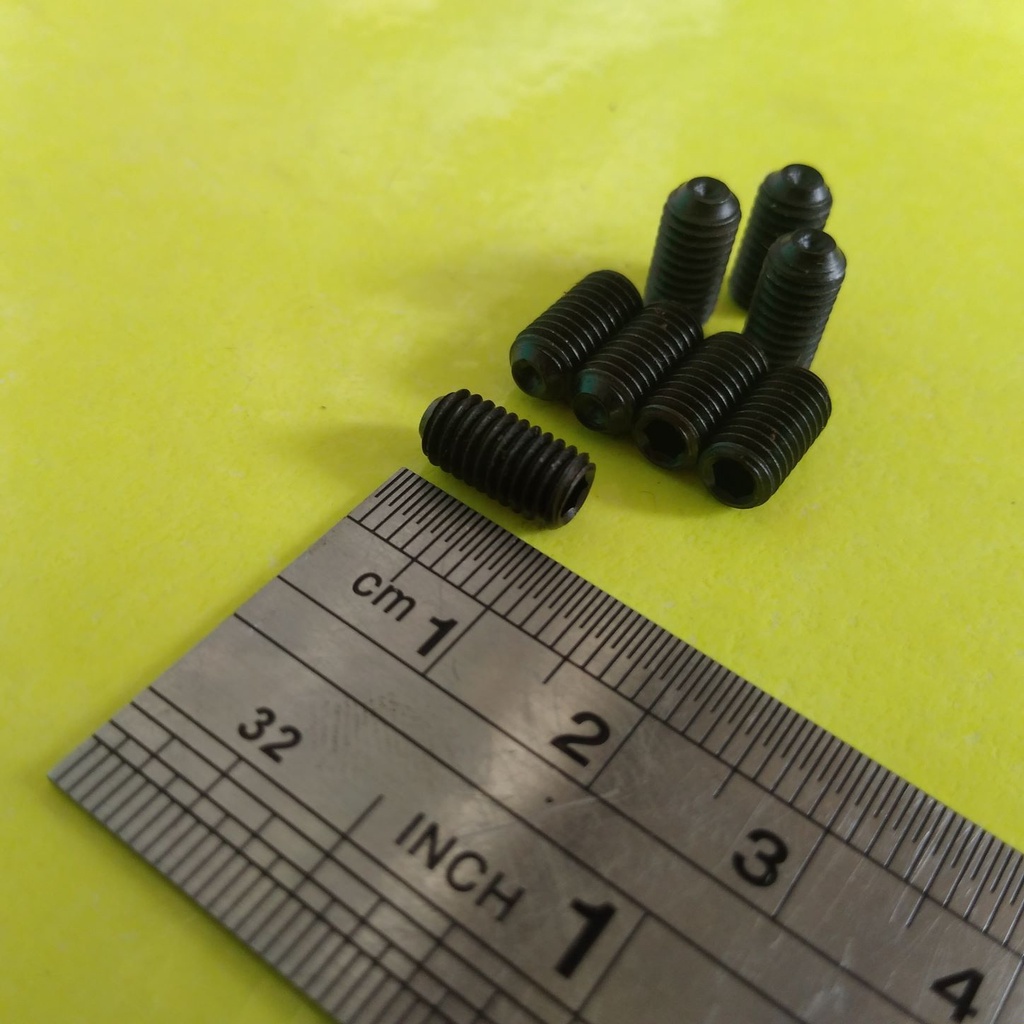 M5X10 BLACK STEEL L-BOLT KEY L2.5 / L 2.5 / M5 X 10 STEEL L-BOLT / M5X10 ชุดซ็อกเก็ตเหล็กสีดํา SCREW