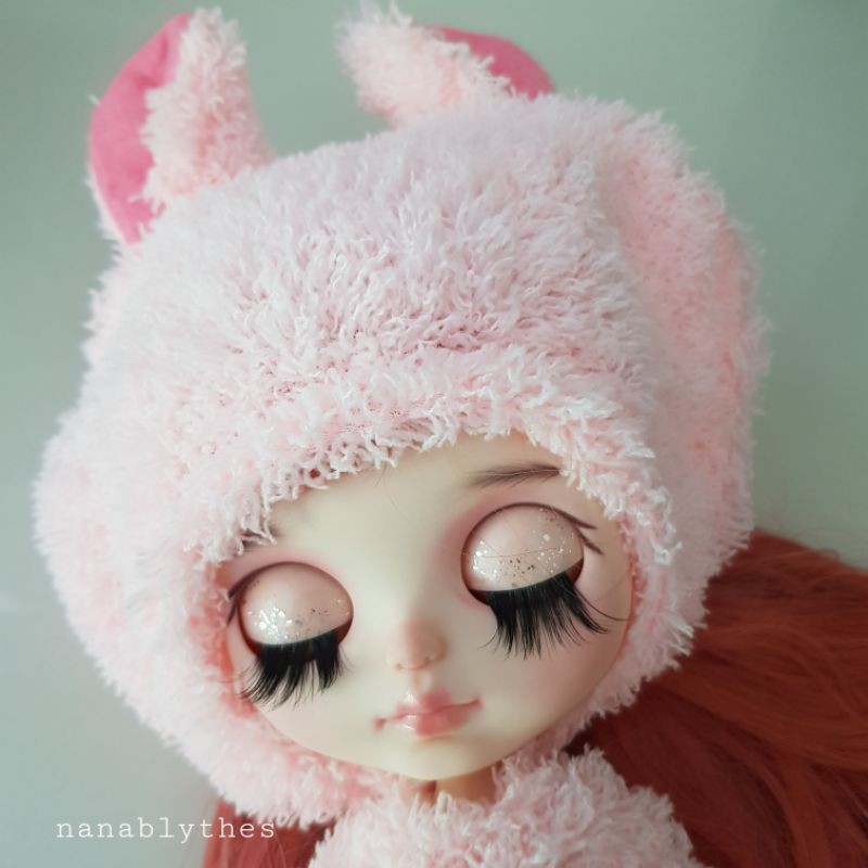ชุดบลายธ์+หมวก+ถุงเท้า | ชุดตุ๊กตาบลายธ์ Blythe doll dress