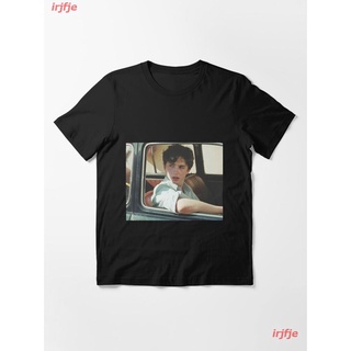  100%COTTONNew Timothée Chalamet Essential T-Shirt ผู้หญิง ดพิมพ์ลาย ดผ้าเด้ง คอกลม cotton ความนิยม discount Unisex size