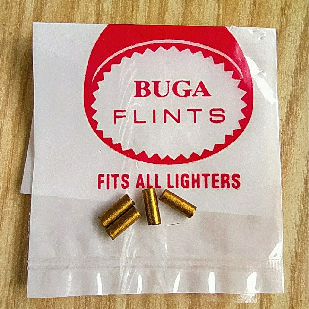 ถ่านไฟแช็ค BUGA FLINTS ถ่านทอง บูก้า