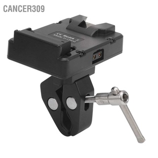 Cancer309 V‑Lock ตัวยึดแบตเตอรี่ D‑Tap อะแดปเตอร์เพลทพลาสติก สำหรับกล้อง V