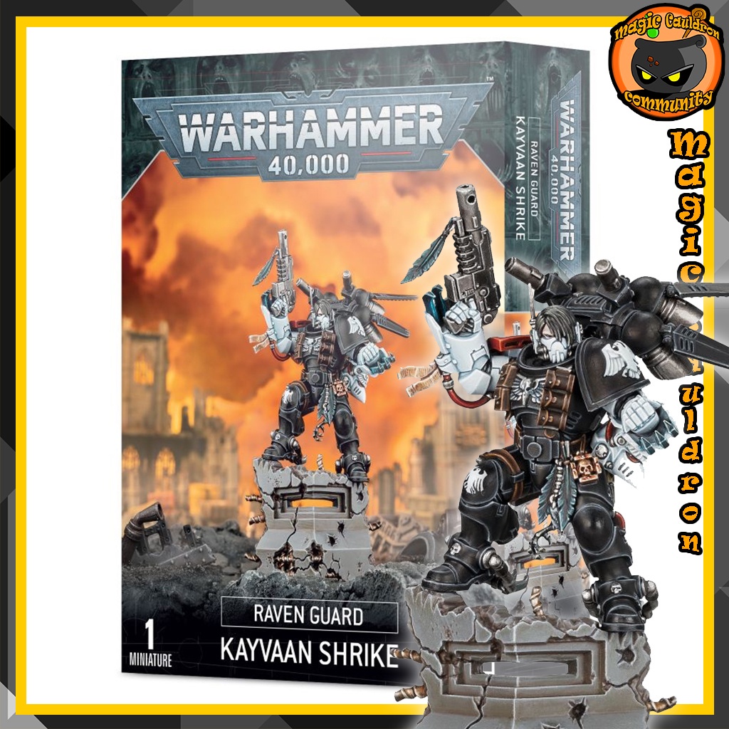 พร้อมส่ง Warhammer 40K Raven Guard Kayvaan Shrike