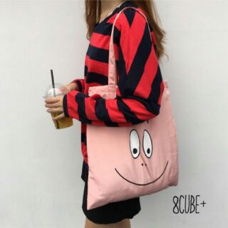 พร้อมส่ง popular barbapapa tote bag