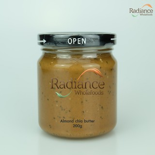 Almond Chia Butter 200g, Radiance Wholefoods