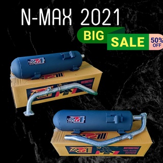 ท่อN-MAX new 2021 NMAX-2021 (ปลายท่อตรงรุ่น) ผ่าหมก ผ่าดัง ท่อPo1 หมกกระพือ เสียงเพราะ อะไหล่Nmax  คอท่อมีรูเซ็นเซอร์