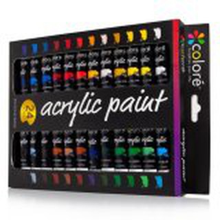 Colore : COLAP-24* ชุดสีน้ำอะคริลิค Acrylic Paint Set