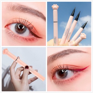 Cats claw eyeliner / waterproof, sweat-proof, lasting non-smudge liquid eyeliner pen black ultra-fine / eyeliner