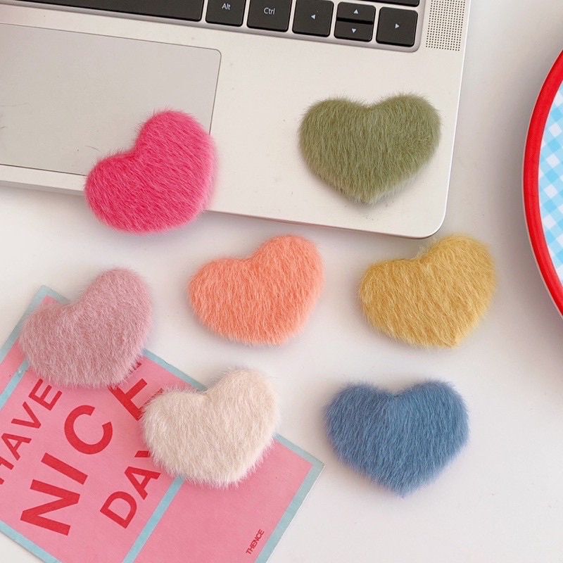 Puffy Heart Hair Clip So Cute
