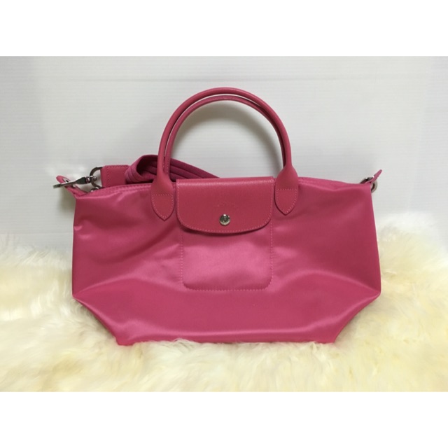 Longchamp Le Pliage Neo size S สีชมพู