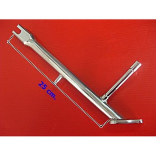 YAMAHA SR400 SR500 SIDE STAND "STAINLESS STEEL" // ขาตั้งกันล้ม รูปเท้า ทำจากสเตนเลส สินค้าคุณภาพดี