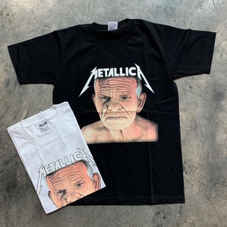 T-shirt  MT043 เสื้อยืดวงร็อค METALLICA เมทัลลิก้า เสื้อวง เสื้อยืดเมทัลลิกา เสื้อวินเทจS-5XL