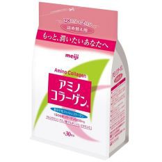 Meiji - Amino Collagen Refill เมจิ อะมิโน คอลลาเจน ถุงเติม 214g. แค่ทานวันละ 1 ช้อน