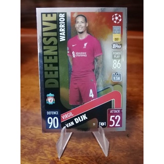 การ์ดฟุตบอล Match Attax 21/22 UEFA Champions League (DEFENSIVE WARRIOR)