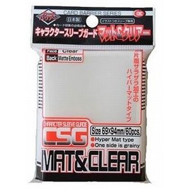 KMC Character Sleeve Card Mat & Clear - ซองคลุมสลีฟ, ซองคลุมนอก แบบใสด้าน ชุ่นด้าน (ขนาด WS, Pokemon