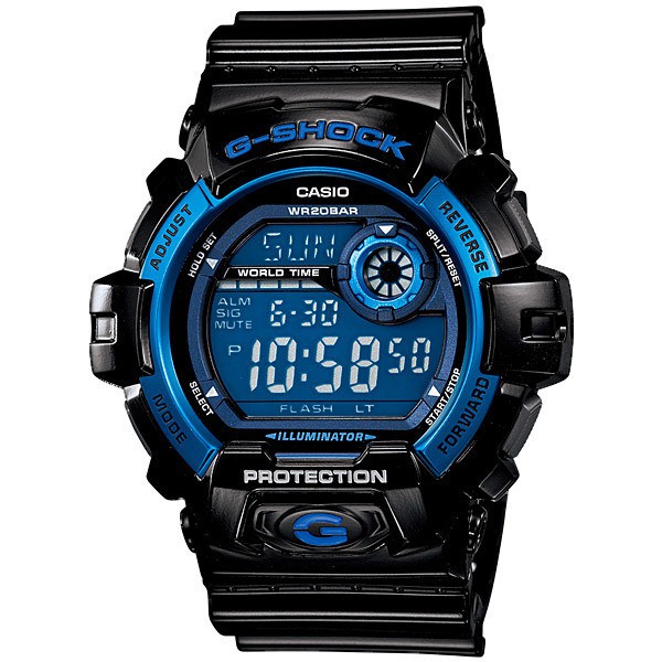 Casio G-shock นาฬิกาผู้ชาย สายเรซิ่น รุ่น G-8900a-1 - สีดำ