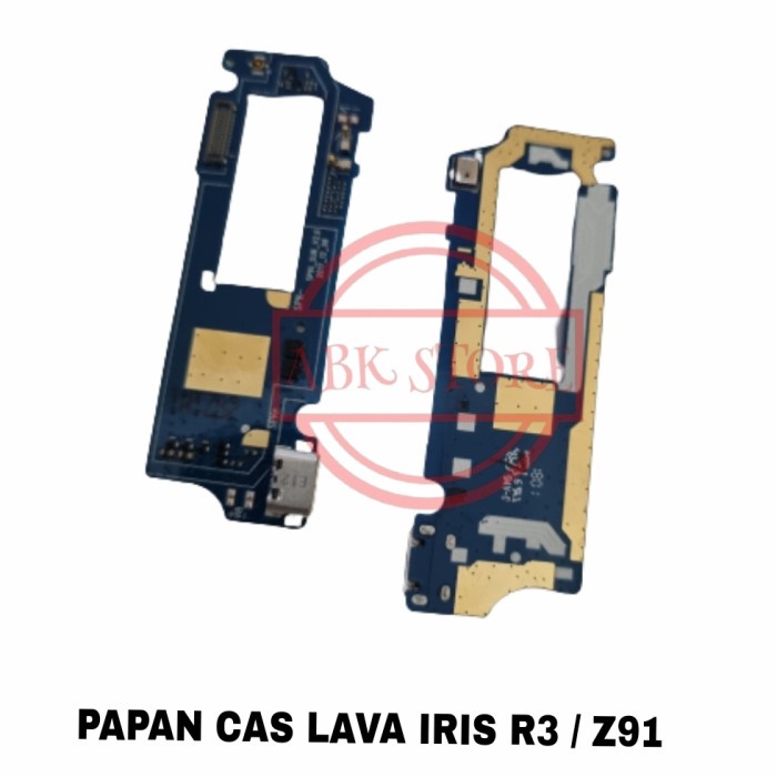 Cas BOARD - UI BOARD PCB ที่ชาร์จเชื่อมต่อ LAVA IRIS R3/Z91