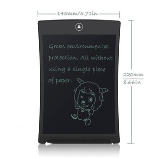 กระดานอิเล็กทรอนิกส์ ของเล่นเสริมพัฒนาการเด็ก ขนาด 8.5 นิ้ว LCD Writing Tablet x 1 อัน