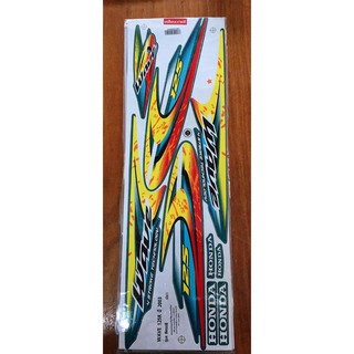 สติกเกอร์เวฟ 125R ปี2003 มี4 ลาย