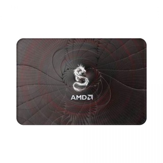 Amd Logo (4) พรมเช็ดเท้า ผ้าสักหลาด กันลื่น ดูดซับน้ํา แห้งเร็ว สําหรับห้องน้ํา 16x24 นิ้ว พร้อมส่ง