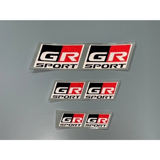 สติ๊กเกอร์ สะท้อนแสง คำว่า GR SPORT ติดรถ แต่งรถ TOYOTA HILUX REVO GR SPORT GAZOO RACING โตโยต้า รีโว้ sticker สวย