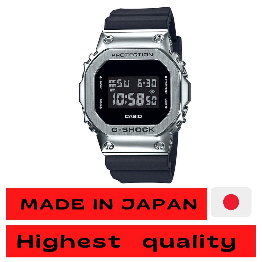 Casio G - Shock Gm - 5600-1 Jf นาฬิกาข้อมือสําหรับผู้ชาย 5600 Series