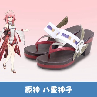 Genshin Impact Yaes Sandals Cos Shoes COSPLAY Shoes