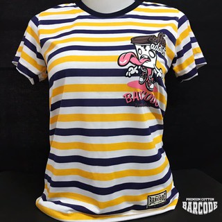 BARCODE streetwear เสื้อยืดผู้หญิง ลายกราฟิก