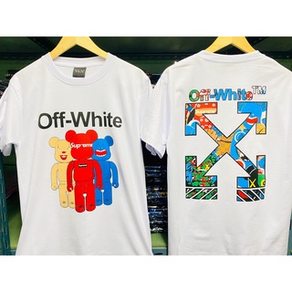 เสื้อยืด Off-White สีใหม่สวยกว่าเดิมเสื้อยืดอนิเมะ เสื้อยืด Oversize ผ้านำเข้าจากUSA🇺🇸 แท้100%ได้ national tideแขนสั้น