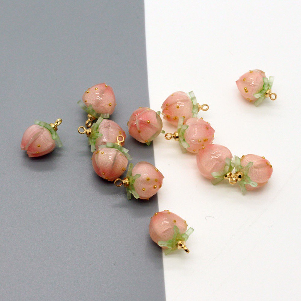 Mxmusty จี้เรซิ่น 3D รูปสตรอเบอร์รี่ Diy สําหรับทําเครื่องประดับสร้อยคอ ราคา ถูกที่สุด ดีลบีเคเค แกลเลอรีภาพที่ 7