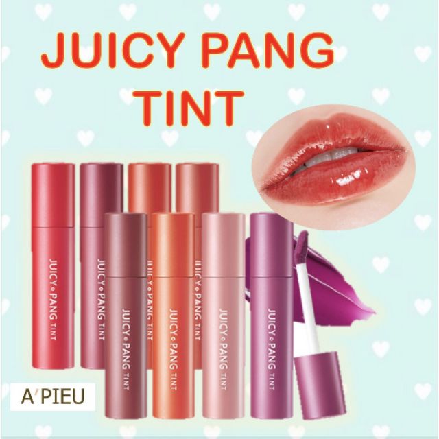 Apieu พร้อมส่ง Juicy Pang Lip Tint ลิปทิ้น จุยซี่แพง แท้ เกาหลี