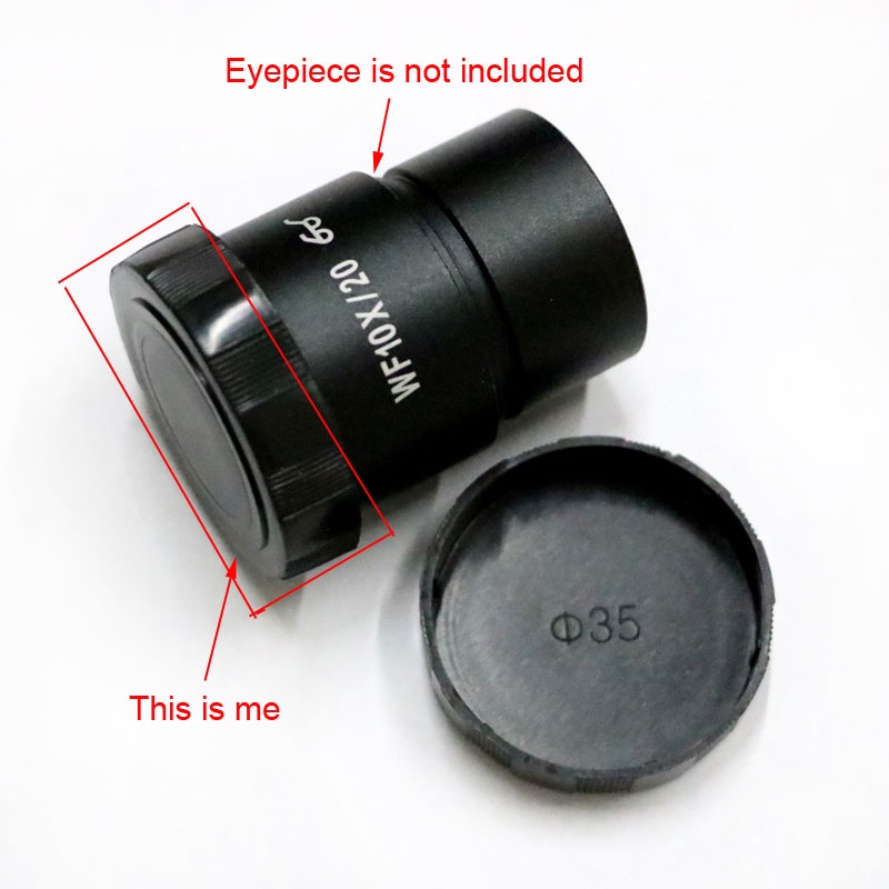 กล้องจุลทรรศน์เลนส์Microscope Ocular Dust Cover C Mount CCD Interface ...