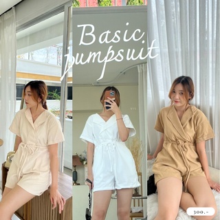 (ส่วนลดดูหน้าร้าน)jumpsuit basicงานตัวเป็นนี้เป็นสม้อคด้านหลังตัวละ350บาท