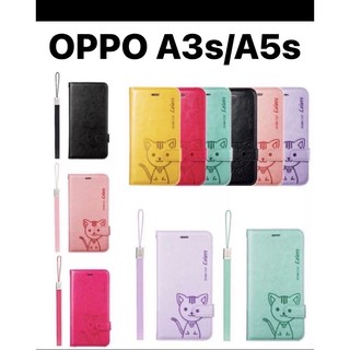 [ส่งจากไทย] เคสฝาพับ Domicat สำหรับรุ่น OPPO A3S/A5S สินค้าพร้อมส่ง