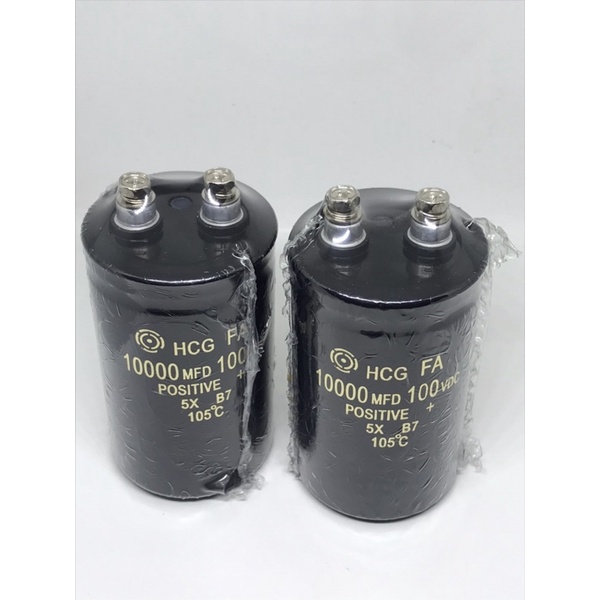 CAPACITOR 10000UF 100V  ไซร์ 50*85MM