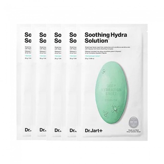 แผ่นมาส์กหน้า  Dr.Jart+ Vital,Soothing,Porecting Solution Mask กู้ผิวเเพ้ ปลอบประโลมผิว ขนาด 25 กรัม