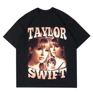 🌟​พร้อมส่ง​🌟 ราคาต่ำสุด!!เสื้อยืด พิมพ์ลาย Taylor SWIFT VINTAGE RAPTEE | เสื้อยืด TAYLOR SWIFT RAP สีดําS-3XL