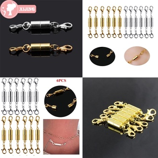 Xijing เครื่องประดับสร้อยคอสร้อยข้อมือหัวเข็มขัดขนาดเล็ก Diy 6 ชิ้น